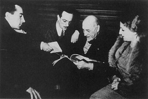 Eduardo incontra Luigi Pirandello. Due grandi della cultura italiana. Fonte Wikipedia