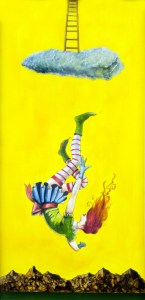 Luigi Lerna, Gutta Cavat Lapidem, 30x60, 2014 - luigilerna.it