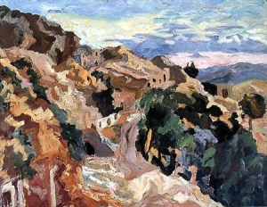 Aliano in un dipinto di Carlo Levi